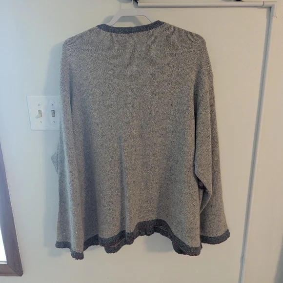 Plus Size Christmas Zip Up Sweater - Picture 7 of 8